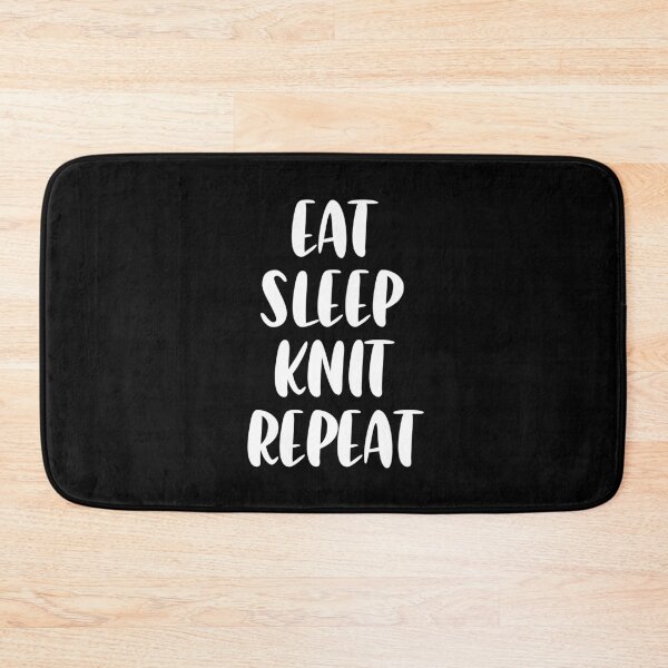 Artikelvorschau, Eat Sleep Knit Repeat entworfen und verkauft von TheLemonBox.