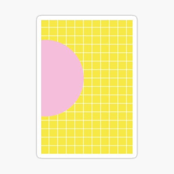 Minimalist memphis Sticker