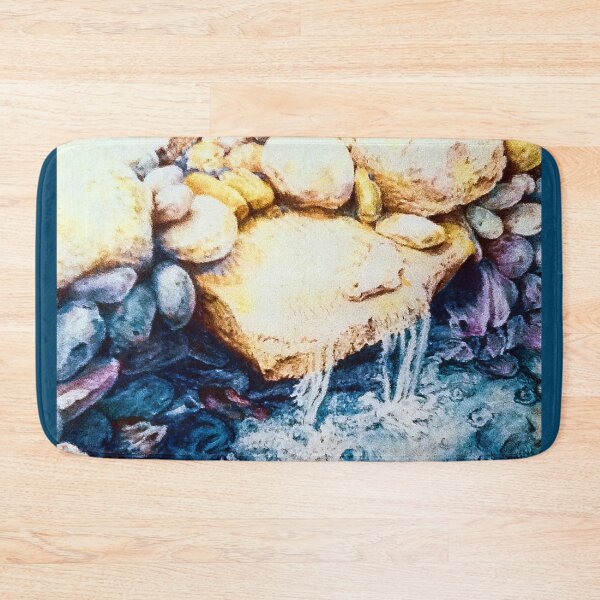 Item preview, Pond with waterfall, watercolor designed and sold by Shininglight14.