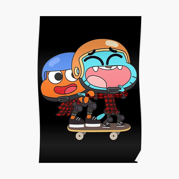 Gumball Darwin Skate Poster