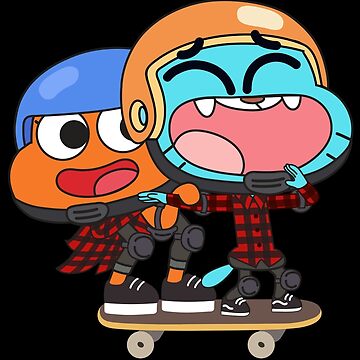 Artwork thumbnail, Gumball Darwin Skate by plushism