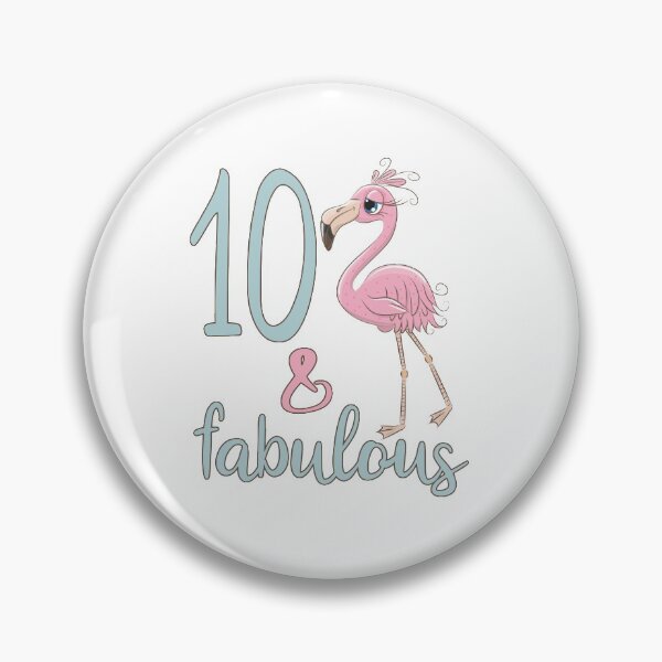 Artikelvorschau, 10. Bday Girl Outfit Nettes 10 Jahre altes Flamingo-Geburtstagsfeiergeschenk für Kinder entworfen und verkauft von FunnySunny T-Shirts.