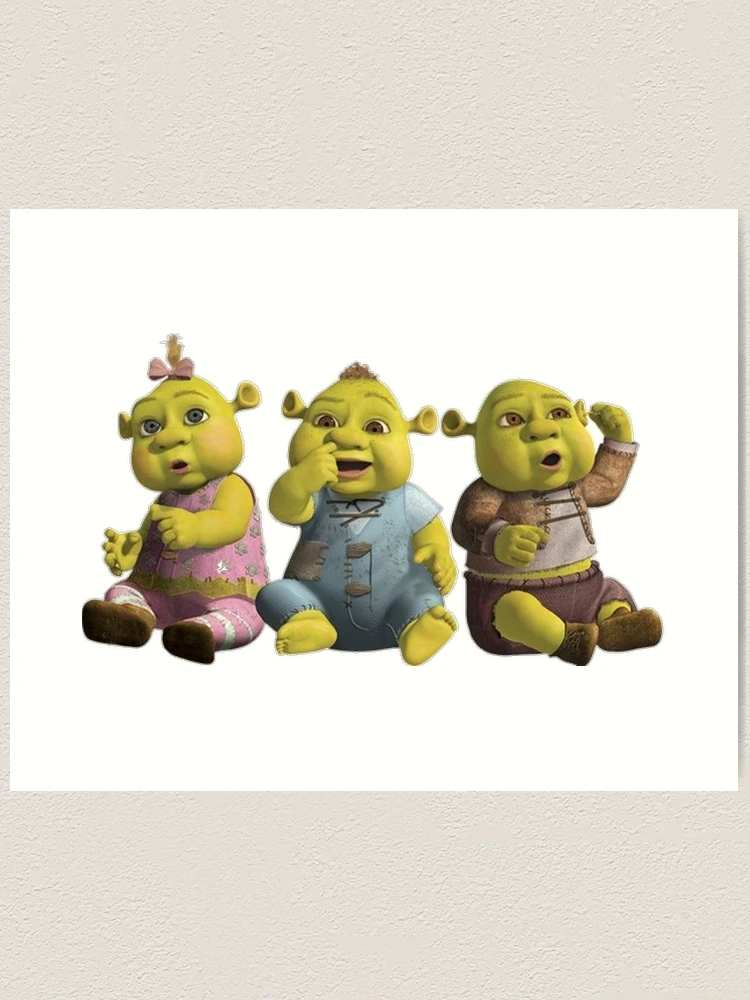 Check out this transparent Shrek Baby Ogres Triplets PNG image