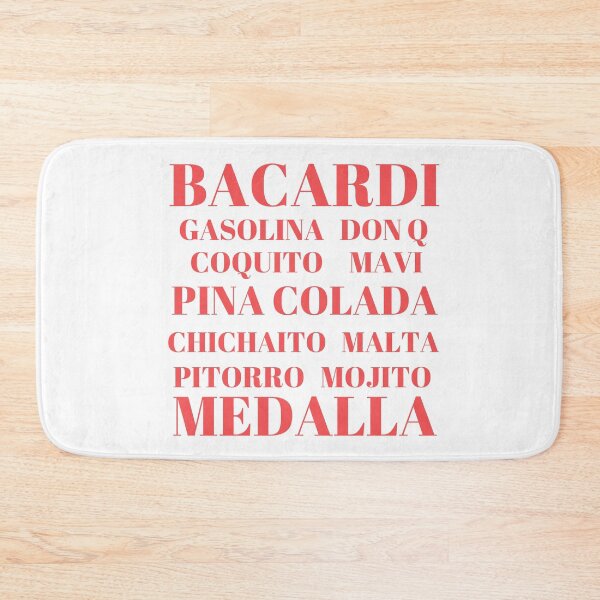 Item preview, Popular Drinks in Puerto Rico - Red and White designed and sold by Cynt Kelly-West.