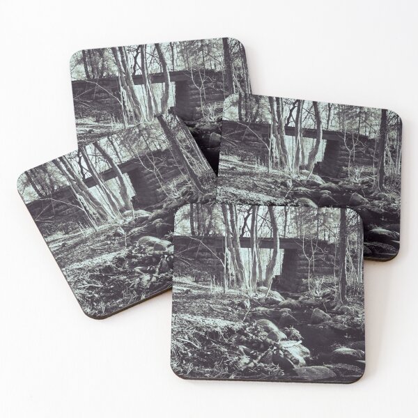 Item preview, The old railroad bridge ir bw designed and sold by Jouko Lehto Photography.