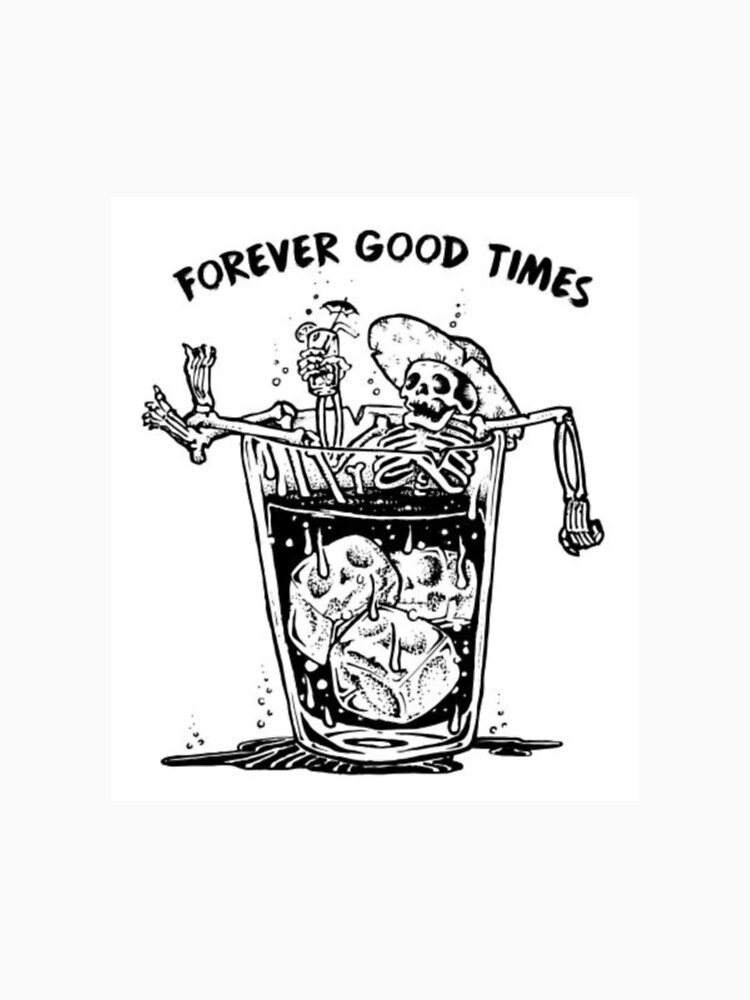 Skeleton Having Good Time Vacation by TheUnf0rgiven