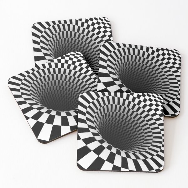 Item preview, black and white optical illusion designed and sold by philippe souvy.