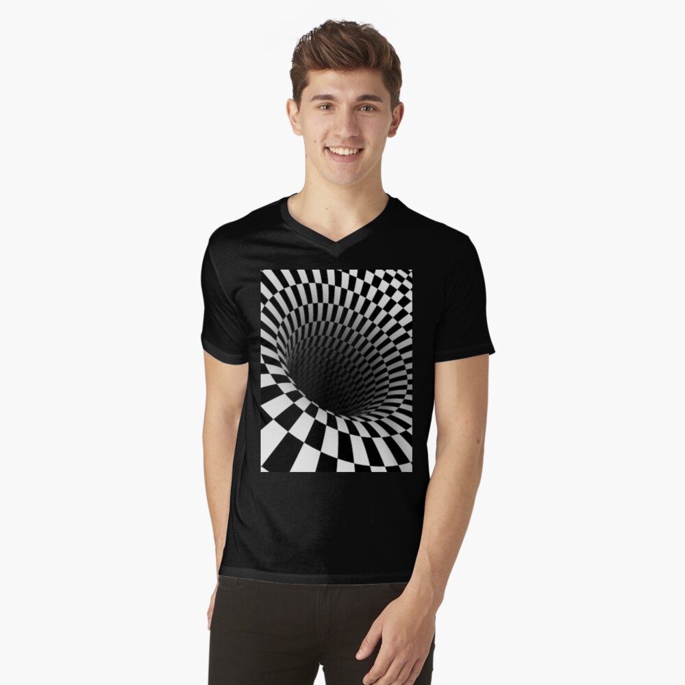 Vista previa del artículo con la obra «Camiseta de cuello en V», diseñado y vendido por philippe63000.