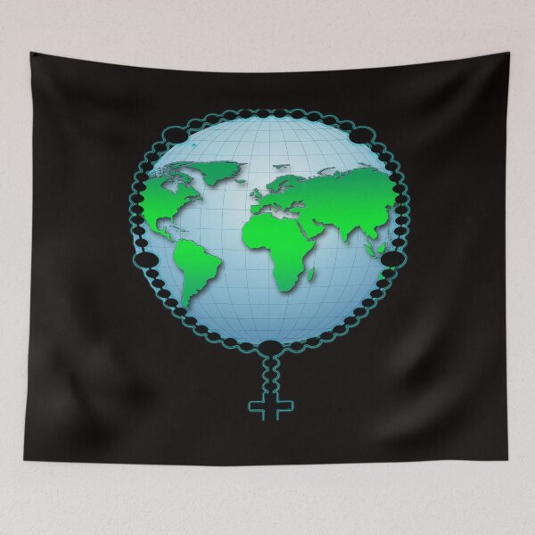 Item preview, The Holy Rosary Virgin Mary Protects Planet Earth designed and sold by Albaley.