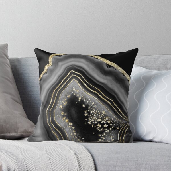Item preview, Black Night Agate Gold Foil Glam #2 (Photo of Foil Only - Not Reflective) designed and sold by Anita's & Bella's Art.
