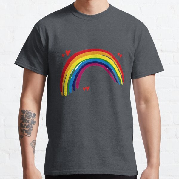 Rainbow And Black Motorcycle Shirt Roblox