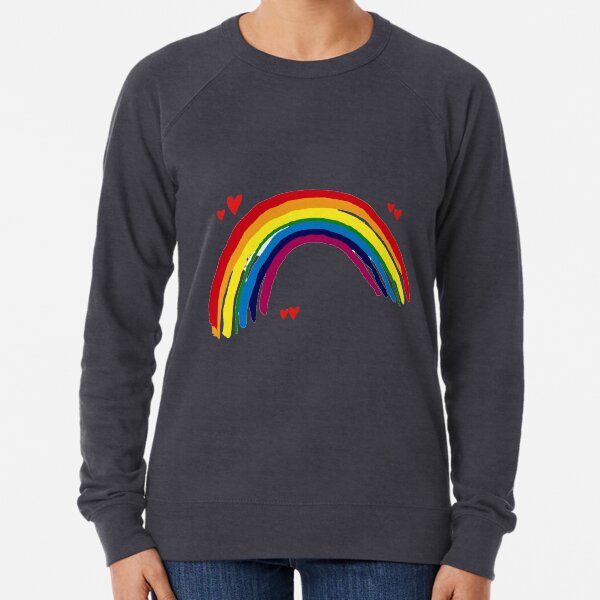 Thank You Rainbow design - all proceeds to charity. Lightweight Sweatshirt