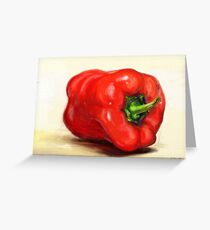Classic Still Life Paprika Greeting Card
