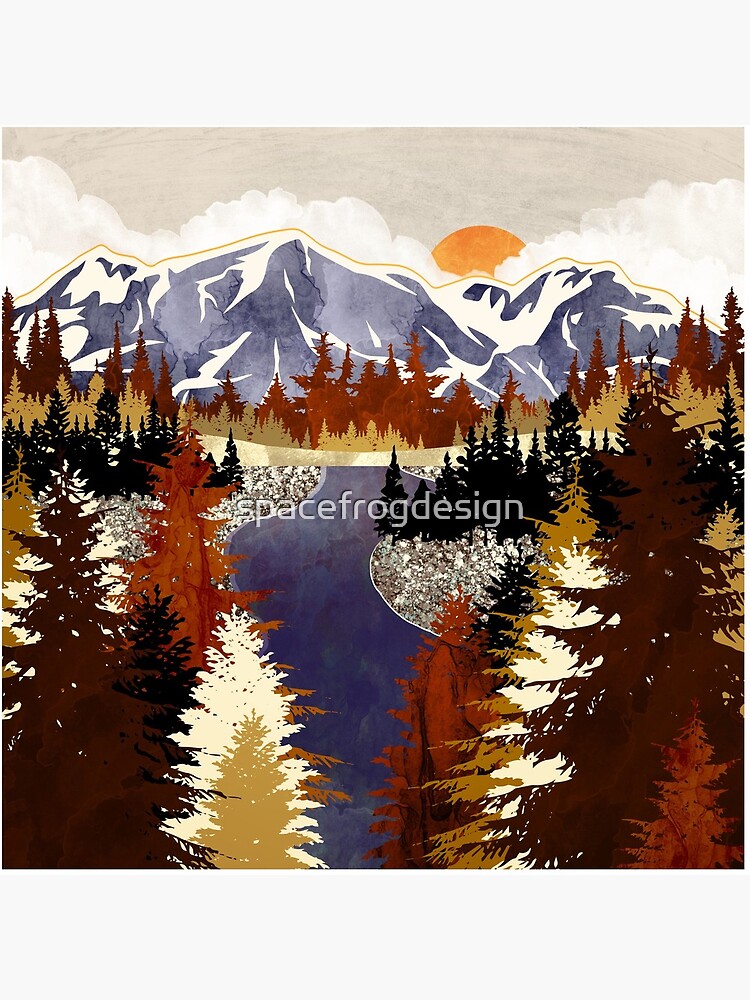 Autumn River by spacefrogdesign