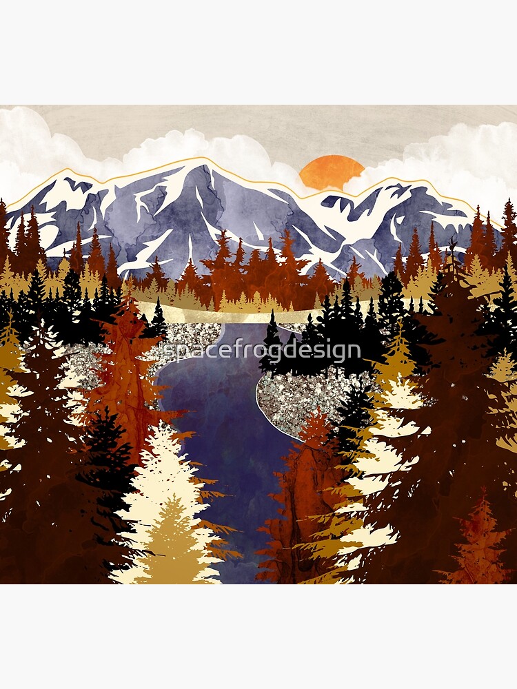 Autumn River by spacefrogdesign