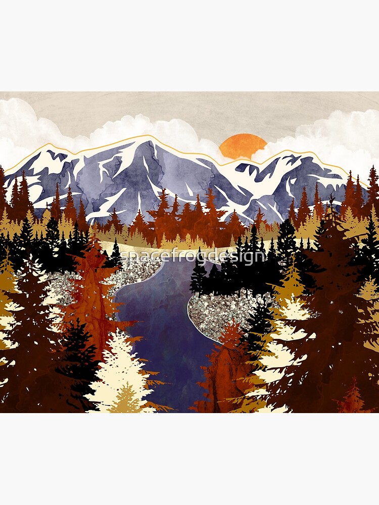Autumn River by spacefrogdesign