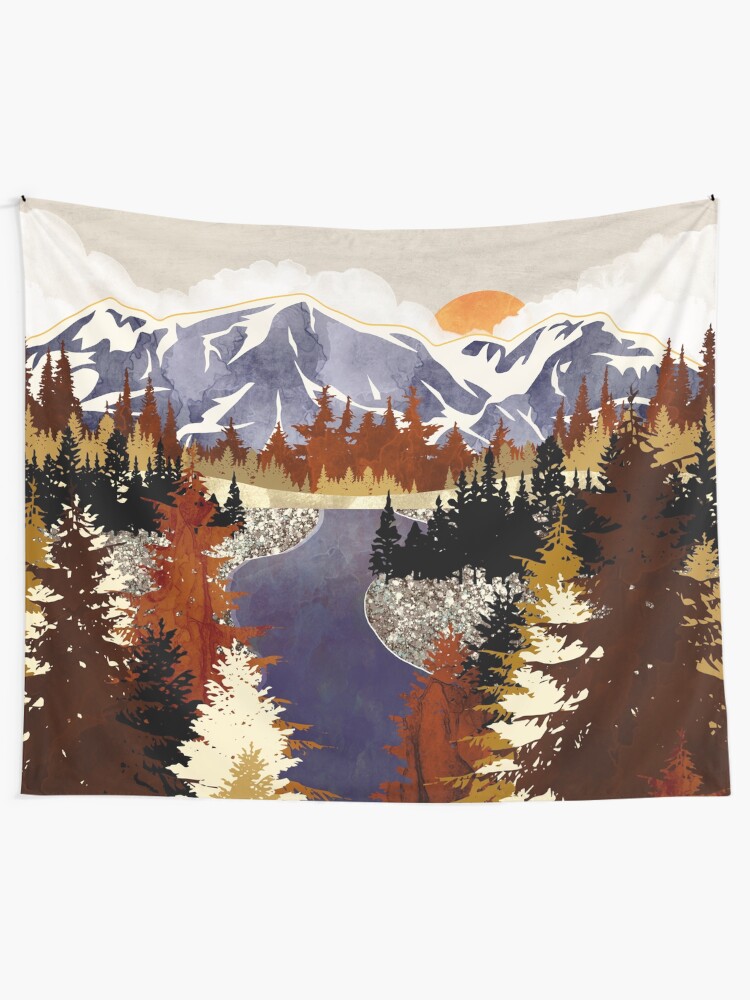 Alternate view of Autumn River Tapestry