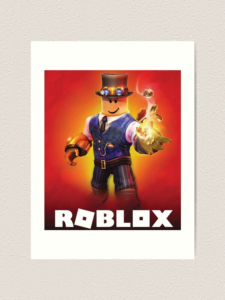 Roblox Art Print By Florisdesign Redbubble - roblox personalized lightswitch cover roblox decor