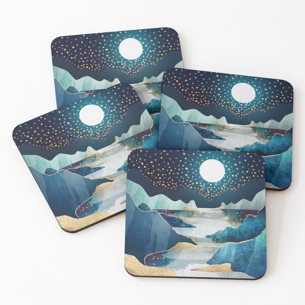 Moon Glow Coasters (Set of 4)
