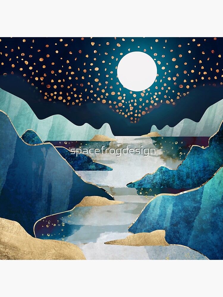 Artwork view, Moon Glow designed and sold by spacefrogdesign