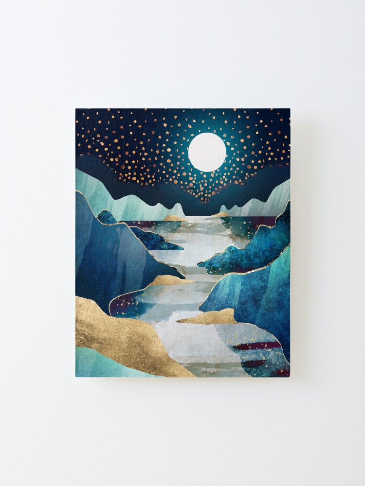 Alternate view of Moon Glow Mounted Print