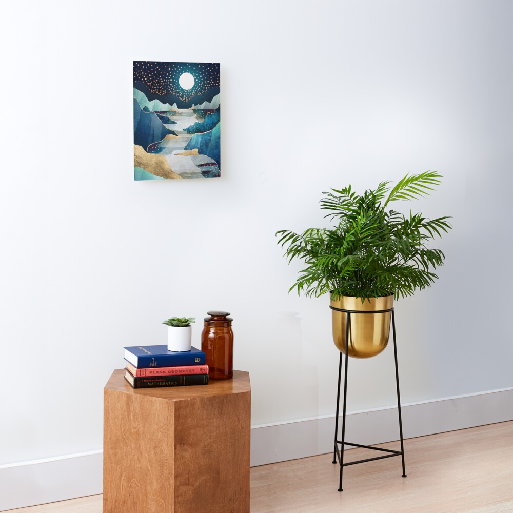 Moon Glow Mounted Print