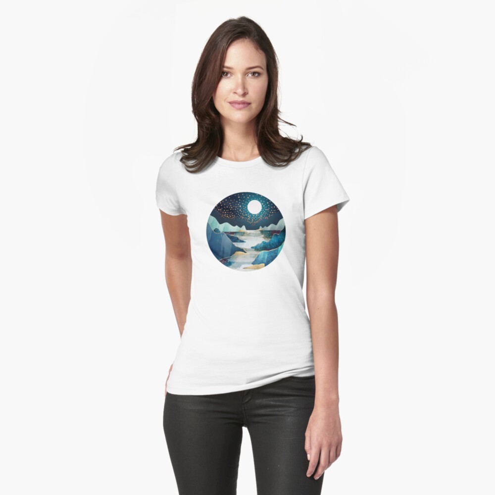 Item preview, Fitted T-Shirt designed and sold by spacefrogdesign.