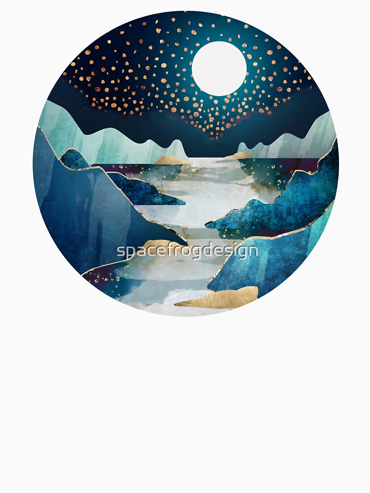 Thumbnail 5 of 5, Pullover Hoodie, Moon Glow designed and sold by spacefrogdesign.