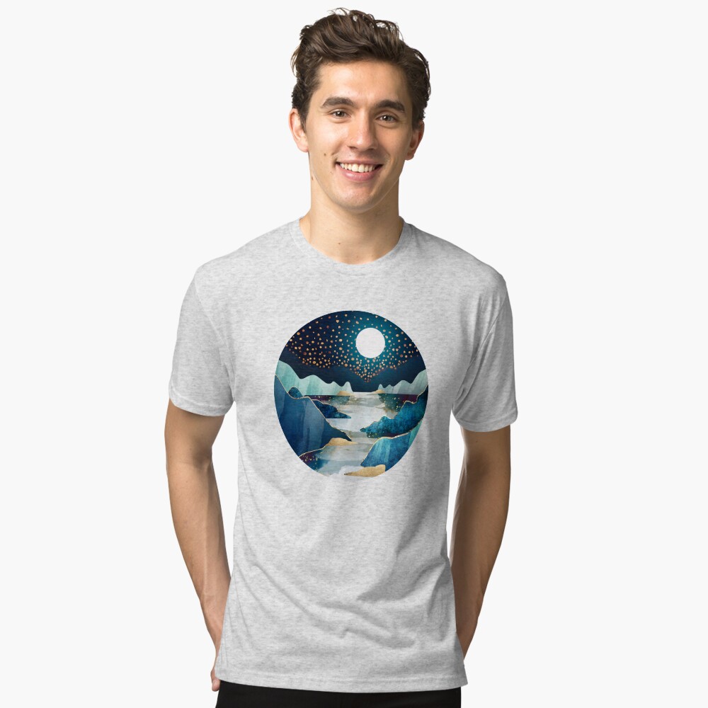 Item preview, Tri-blend T-Shirt designed and sold by spacefrogdesign.