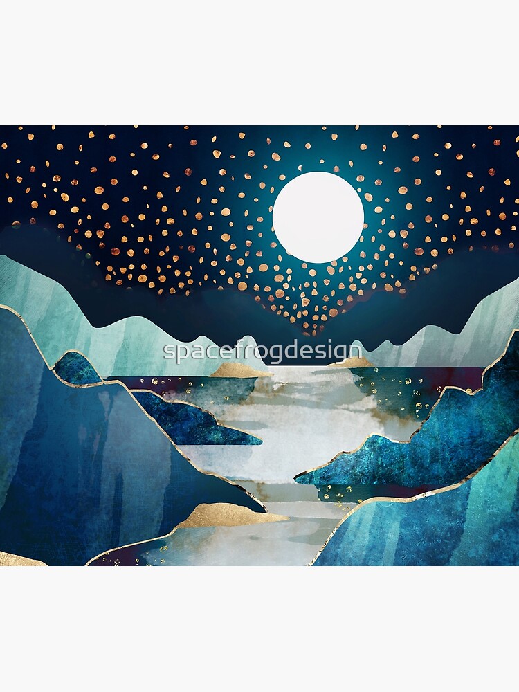 Artwork view, Moon Glow designed and sold by spacefrogdesign