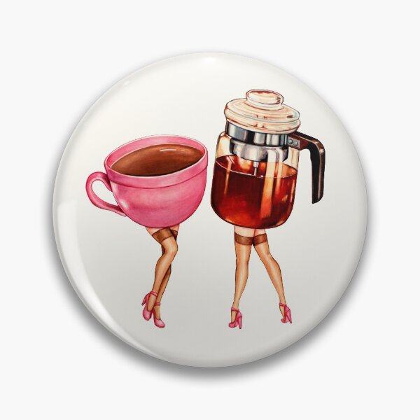 Coffee Girl Pin-Ups Pin