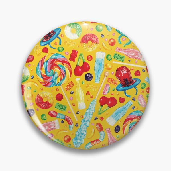 Item preview, Candy Pattern - Yellow designed and sold by Kelly  Gilleran.