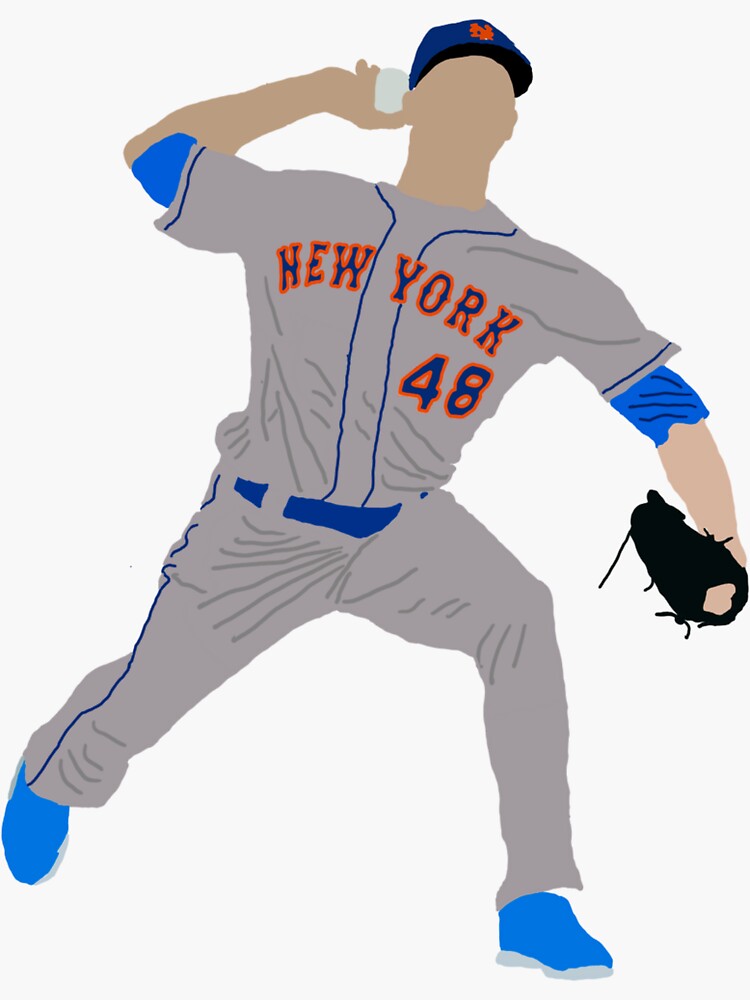 Jacob Degrom Jersey  Sticker for Sale by athleteart20