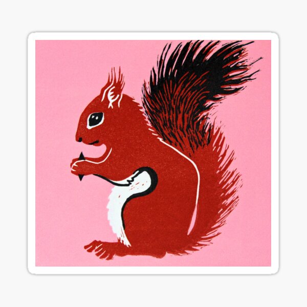 Squirrel Sticker