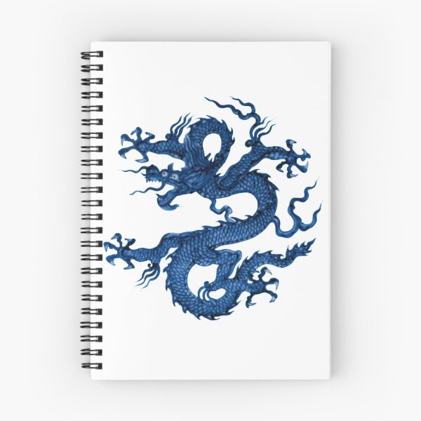 Artikelvorschau, Blauer Drache entworfen und verkauft von modernzen.