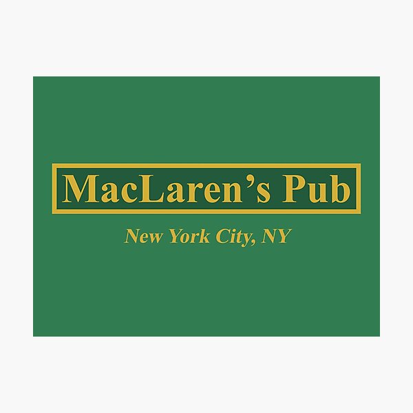 Pub de MacLaren Lámina fotográfica