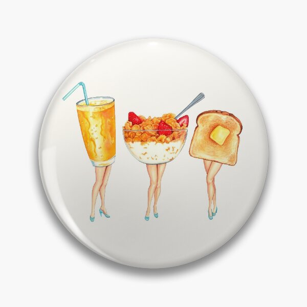 Breakfast Pin-Ups Pin
