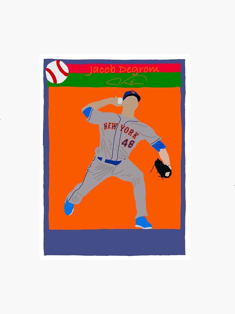 Jacob Degrom Jersey  Sticker for Sale by athleteart20