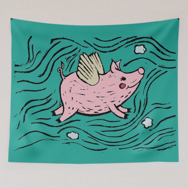 Item preview, Flying Pig designed and sold by Jacqueline Hurd.