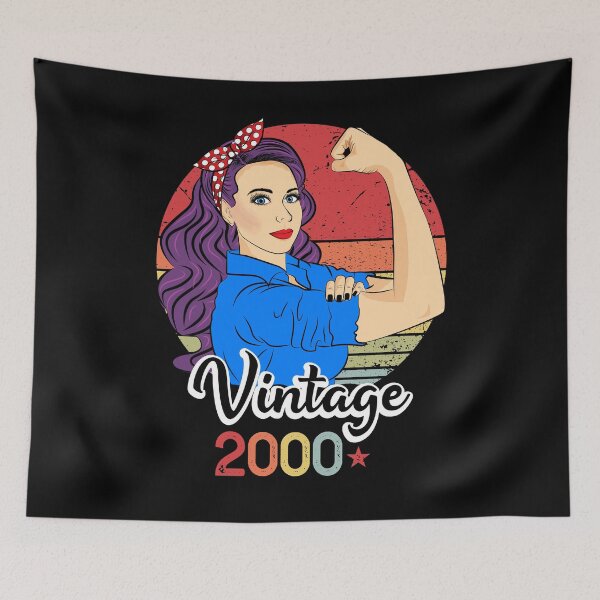 Item preview, Vintage 2000 Born In 2000 Vintage 21th Birthday 21 Year Old designed and sold by ZNOVANNA.