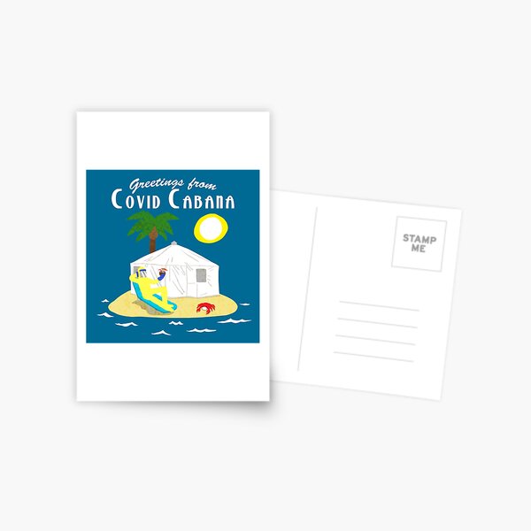 Covid Cabana Postcard