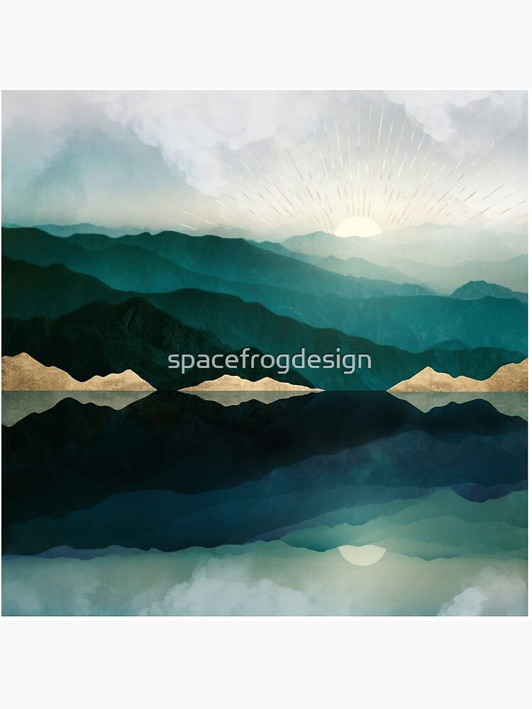 Waters Edge Reflection by spacefrogdesign