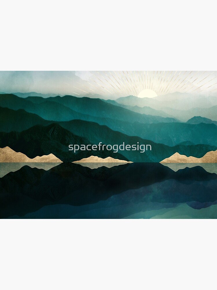 Waters Edge Reflection by spacefrogdesign