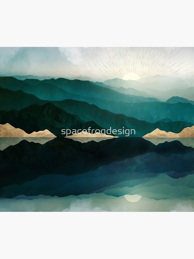 Waters Edge Reflection by spacefrogdesign