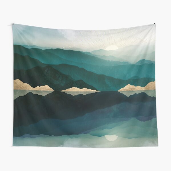 Waters Edge Reflection Tapestry