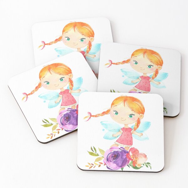 Item preview, Flower Pigtail Fairy designed and sold by KitsunePrints.