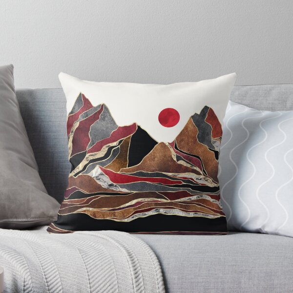 Copper Vista Throw Pillow