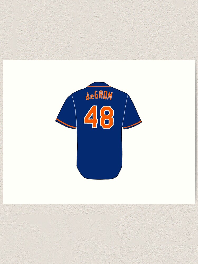 Jacob Degrom Jersey  Sticker for Sale by athleteart20