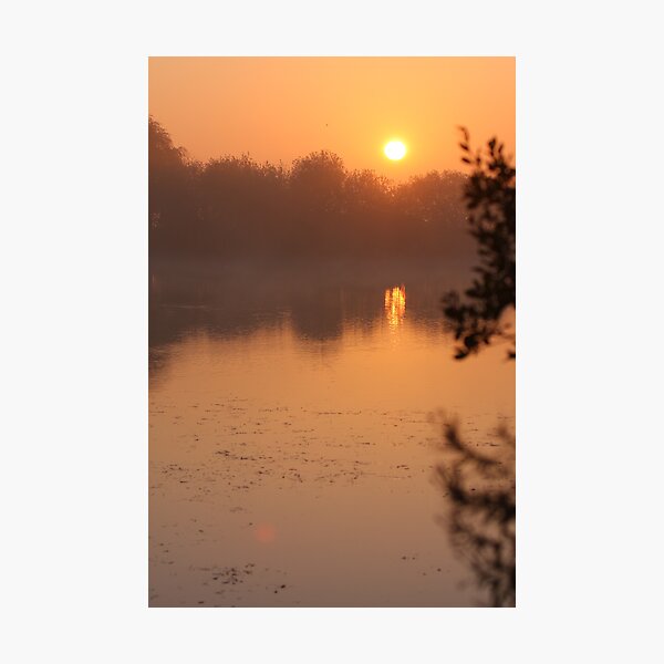 Dawn in the fens Photographic Print
