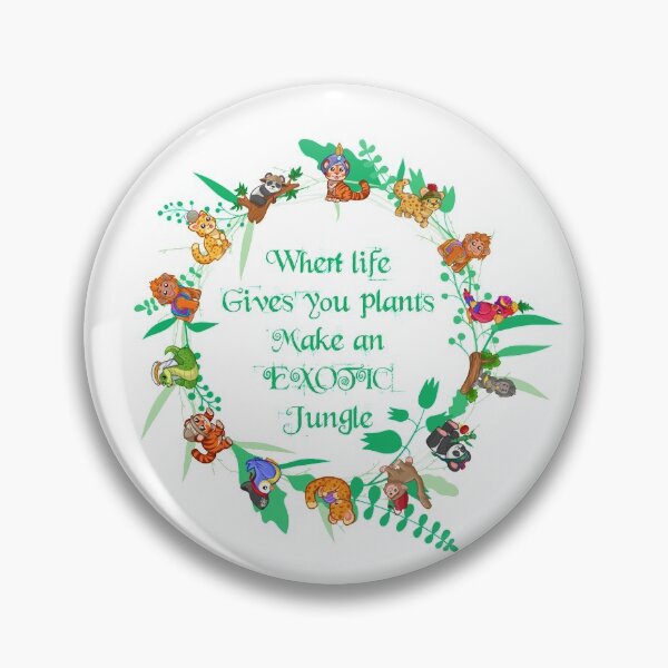 Item preview, An exotic quote with an exotic jungle print to motivate you designed and sold by AP-Style-Loft.